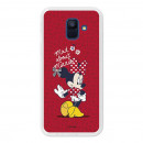 Offizielle Disney Minnie Mad about Minnie Samsung Galaxy A6 2018 Hülle