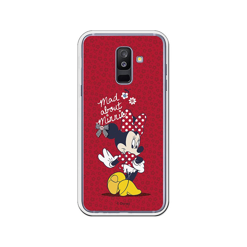 Offizielle Disney Minnie Mad about Minnie Samsung Galaxy A6 Plus Hülle