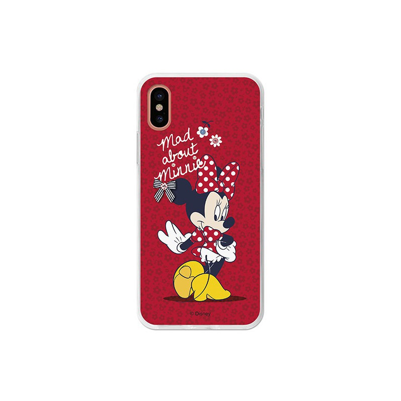 Offizielle Disney Minnie Mad about Minnie iPhone XS Hülle