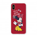 Offizielle Disney Minnie Mad about Minnie iPhone XS Hülle