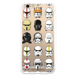 Funda para iPhone 6 Plus Oficial de Star Wars Patrón Cascos - Star Wars