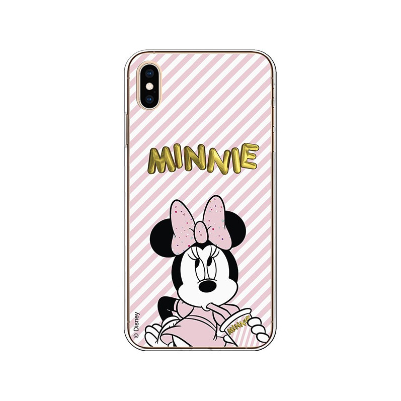 Offizielle Disney Minnie Gold Balloon iPhone XS Max Hülle