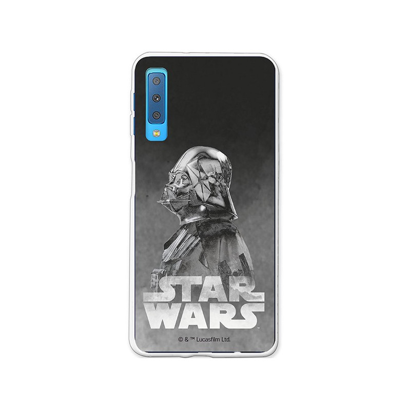 Offizielle Star Wars Darth Vader Samsung Galaxy A7 2018 Hülle in Schwarz