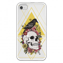 Carcasa Calavera Cuervo para iPhone 4 - La Casa de las Carcasas