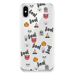 Carcasa Halloween Icons para iPhone X - La Casa de las Carcasas