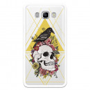 Carcasa Calavera Cuervo para Samsung Galaxy J7 2016- La Casa de las Carcasas