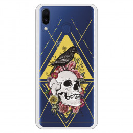 Carcasa Calavera Cuervo para Samsung Galaxy M20- La Casa de las Carcasas