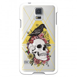 Carcasa Calavera Cuervo para Samsung Galaxy S5 - La Casa de las Carcasas