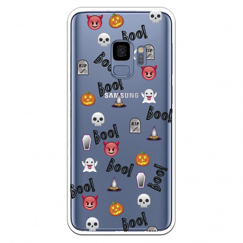 Carcasa Halloween Icons para Samsung Galaxy S9- La Casa de las Carcasas