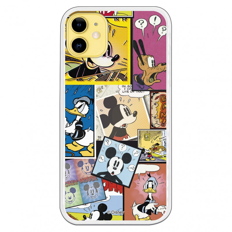 Funda para iPhone 11 Oficial de Disney Mickey Comic - Clásicos Disney