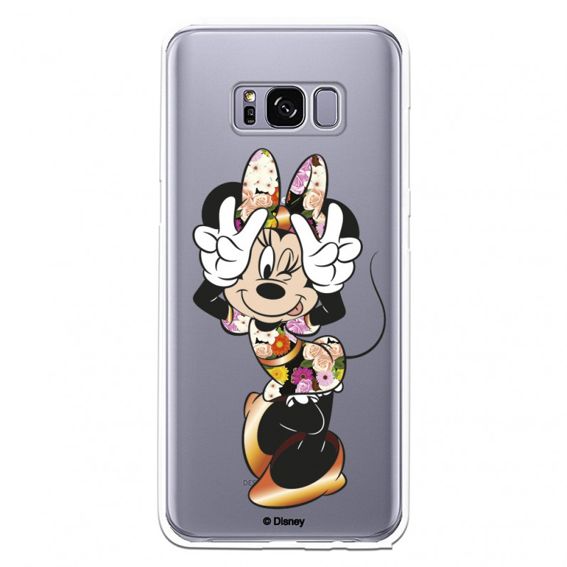 Funda para Samsung Galaxy S8 Oficial de Disney Minnie Posando - Clásicos Disney