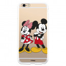 Funda para iPhone 6S Plus Oficial de Disney Mickey y Minnie Posando - Clásicos Disney