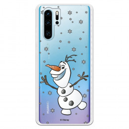 Funda para Huawei P30 Pro Oficial de Disney Olaf Transparente - Frozen