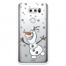 Funda para LG V30 Oficial de Disney Olaf Transparente - Frozen