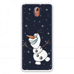 Funda para Nokia 3.1 Oficial de Disney Olaf Transparente - Frozen