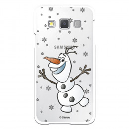 Funda para Samsung Galaxy A3 Oficial de Disney Olaf Transparente - Frozen