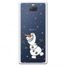 Funda para Sony Xperia 10 Oficial de Disney Olaf Transparente - Frozen