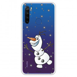 Funda para Xiaomi Redmi Note 8T Oficial de Disney Olaf Transparente - Frozen