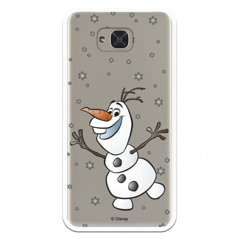 Funda para Bq Aquaris U2 Lite Oficial de Disney Olaf Transparente - Frozen