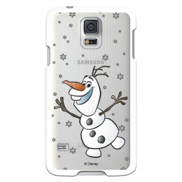 Funda para Samsung Galaxy S5 Neo Oficial de Disney Olaf Transparente - Frozen