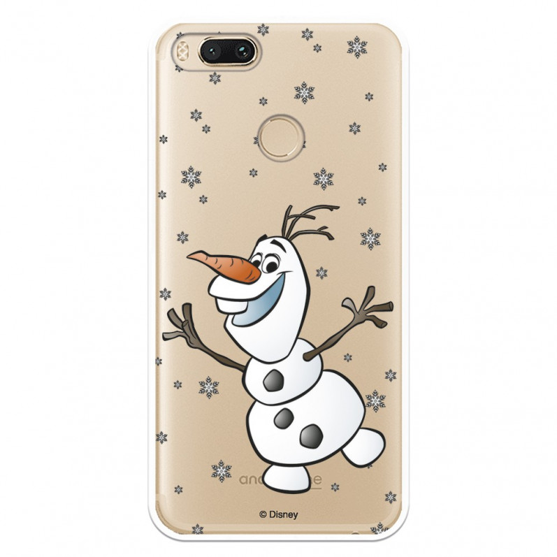 Funda para Xiaomi Mi 5X Oficial de Disney Olaf Transparente - Frozen