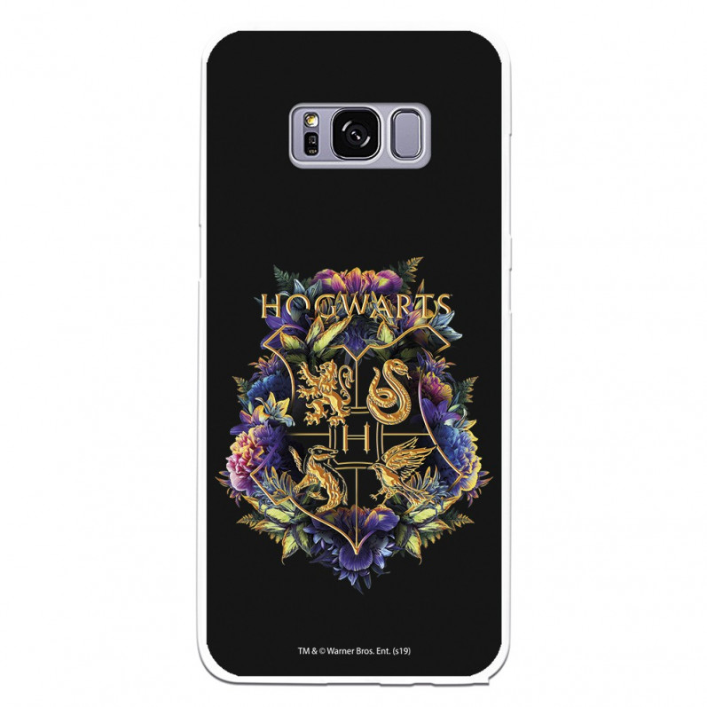 Funda para Samsung Galaxy S8 Oficial de Harry Potter Hogwarts Floral  - Harry Potter