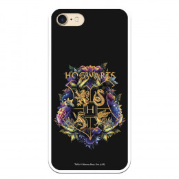 Funda para iPhone 8 Oficial de Harry Potter Hogwarts Floral  - Harry Potter