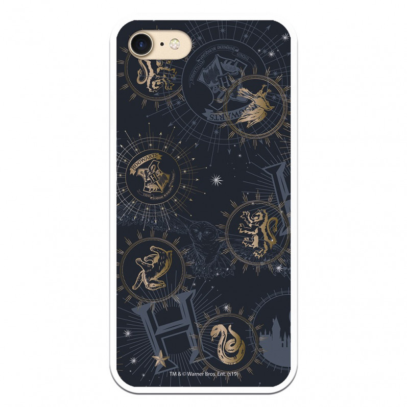 Funda para iPhone 8 Oficial de Harry Potter Insignias Constelaciones  - Harry Potter