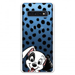 Funda para Samsung Galaxy S10 Oficial de Disney Cachorro Manchas - 101 Dálmatas