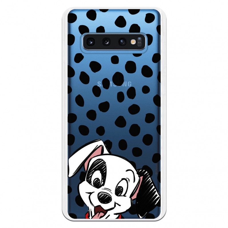 Funda para Samsung Galaxy S10 Oficial de Disney Cachorro Manchas - 101 Dálmatas