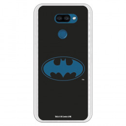 Funda para LG K40S Oficial de DC Comics Batman Logo Transparente - DC Comics