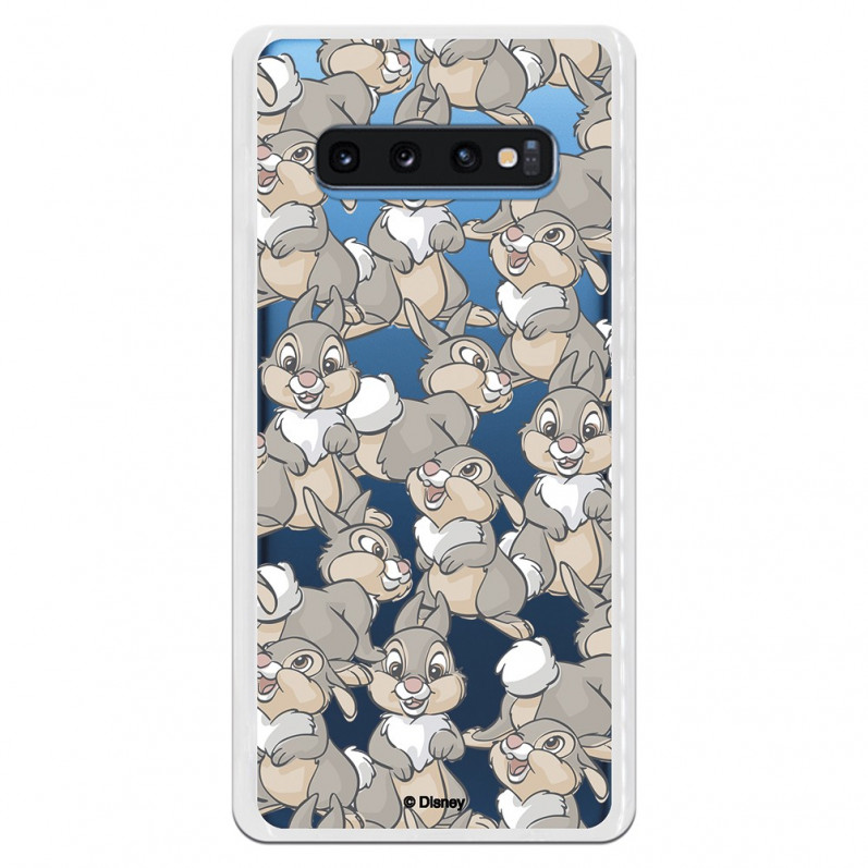 Funda para Samsung Galaxy S10 Plus Oficial de Disney Tambor Patrones - Bambi