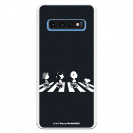 Funda para Samsung Galaxy S10 Oficial de Peanuts Personajes Beatles - Snoopy