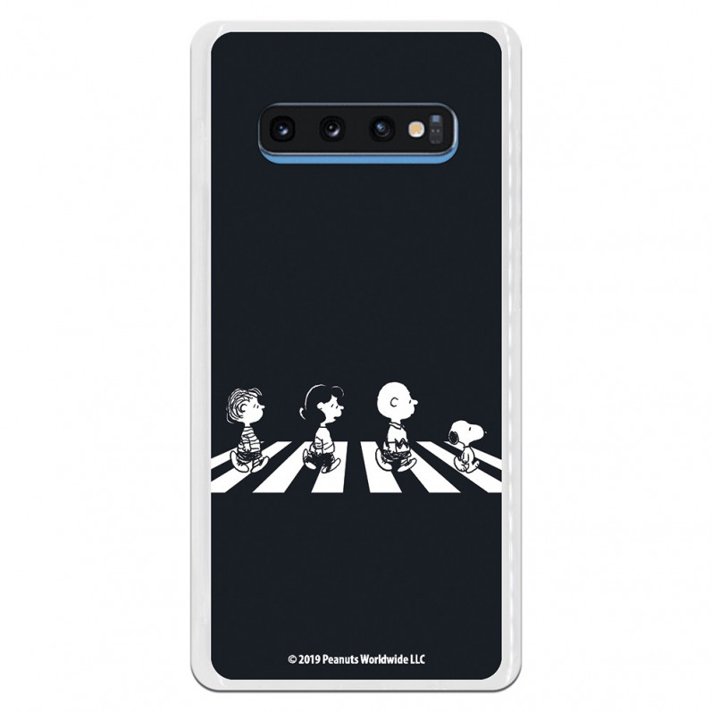 Funda para Samsung Galaxy S10 Plus Oficial de Peanuts Personajes Beatles - Snoopy