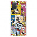 Funda para Samsung Galaxy A71 Oficial de Disney Mickey Comic - Clásicos Disney