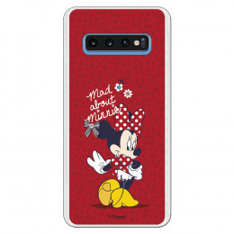 Carcasa Disney Minnie Mad about Minnie para Samsung Galaxy S10 - La Casa de las Carcasas