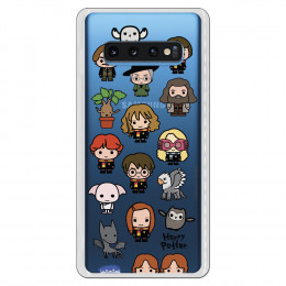 Carcasa Harry Potter icons characters para Samsung Galaxy S10 Plus - La Casa de las Carcasas