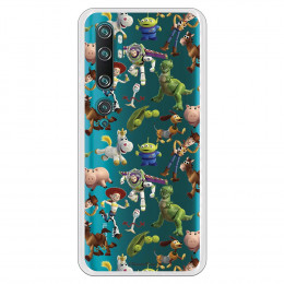 Funda para Xiaomi Mi Note 10 Pro Oficial de Disney Muñecos Toy Story Siluetas - Toy Story