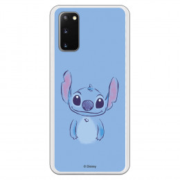 Funda para Samsung Galaxy S20 Oficial de Disney Stitch Azul - Lilo & Stitch