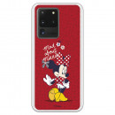 Funda para Samsung Galaxy S20 Ultra Oficial de Disney Minnie Mad About - Clásicos Disney