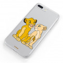 Carcasa para Samsung Galaxy S20 Ultra Oficial de Disney Simba y Nala Silueta - El Rey León