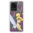 Funda para Samsung Galaxy S20 Ultra Oficial de Disney Campanilla Flores - Peter Pan