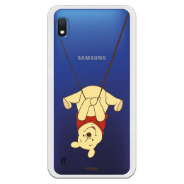 Funda para Samsung Galaxy A10 Oficial de Disney Winnie  Columpio - Winnie The Pooh