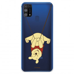 Funda para Samsung Galaxy M31 Oficial de Disney Winnie  Columpio - Winnie The Pooh