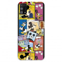 Funda para Samsung Galaxy M31 Oficial de Disney Mickey Comic - Clásicos Disney