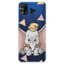 Funda para Samsung Galaxy M31 Oficial de Disney Dumbo Silueta Transparente - Dumbo