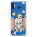 Offizielle Disney Dumbo Silhouette Transparente Hülle für Samsung Galaxy A50