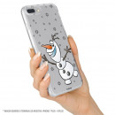 Hülle für Oppo A5 2020 Offizielles Disney Olaf Transparent - Frozen