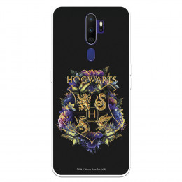 Funda para Oppo A5 2020 Oficial de Harry Potter Hogwarts Floral - Harry Potter