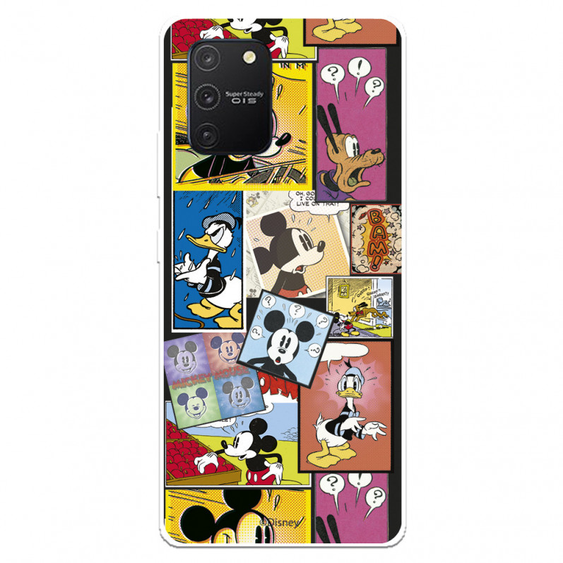 Funda para Samsung Galaxy A91 Oficial de Disney Mickey Comic - Clásicos Disney